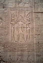 Low Relief Representing the Coronation of King Ptolemy IV
