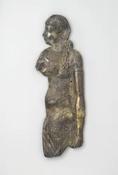 Panel depicting a female figure