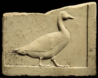 Relief Depicting a Goose (limestone)