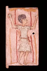 Boy Juggling, Door from a Cabinet