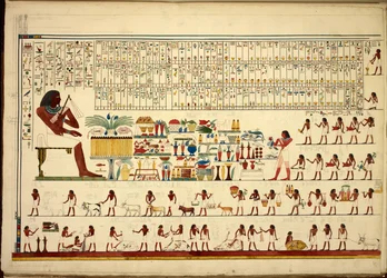 Egyptian hieroglyphs, from Views, etc., from Sheikh-Hassan to Beni-Hassan, Atlas Folio