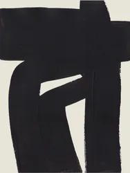 Abstract Black Form