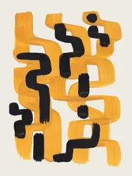 Abstract Gold Flow