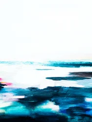 Blue Horizon Abstract