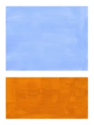 Blue Orange Abstract