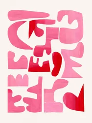 Bold Pink Shapes