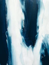 Dynamic Blue Abstract