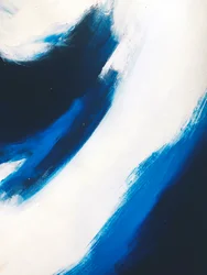Dynamic Blue Abstract