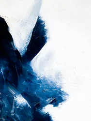 Dynamic Blue Strokes