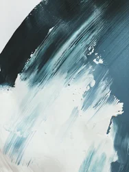 Flowing Blue Abstract