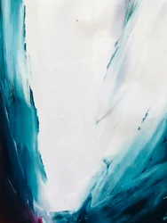 Fluid Teal Abstract