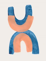 Modern Blue Arches