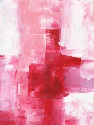 Pink Red Abstract Strokes