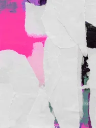 Pink Torn Abstract