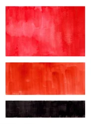 Red Orange Black Washes