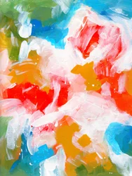 Vibrant Abstract Blooms