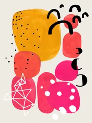 Vibrant Abstract Organic Shapes
