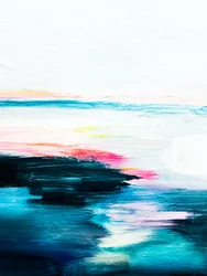 Vibrant Abstract Seascape