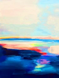 Vibrant Ocean Horizon