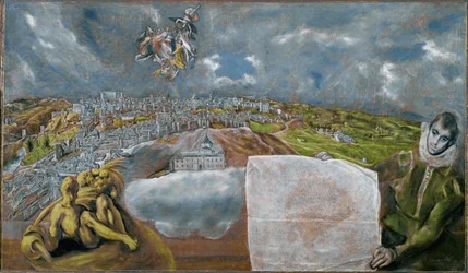 View and Map of Toledo