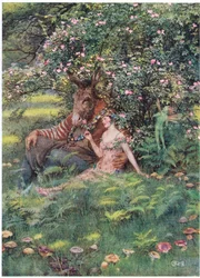 Bottom and Titania: "Come Sit Thee Down on This Flowery Bed"