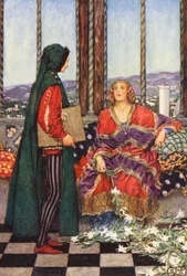 Illustration for The Gathering of Brother Hilarius by Michael Fairless