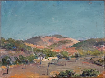 Hill with Trees