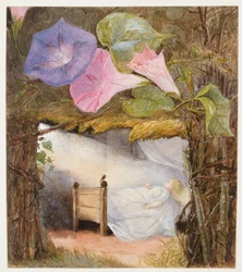 In the Hut There Was Only a Bed, the Sunbeam Stole in to Kiss Him