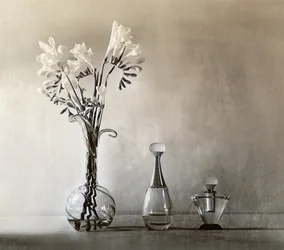 Elegant Flowers and Perfume
