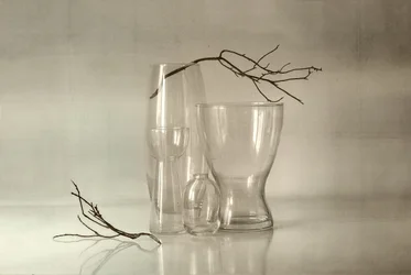 Serene Glass Still Life