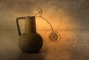 Warm Rustic Thistles