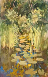 Backwater in Abramtsevo
