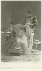 Napoleon Announcing to Josephine His Project of Divorce