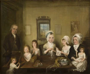Portrait of the Latrobe Family of Fulneck