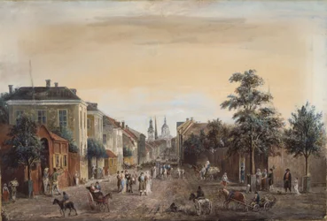 Street in Stockholm (Drottninggatan)
