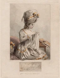 Young Woman Sewing