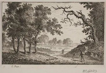 Landscape with a Lake in the Background