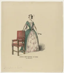 Lady of the French Court, 16th Century, under Francis I