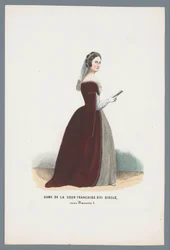 Lady of the French Court, 16th Century, under Francis I