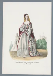 Lady of the French Court, 16th Century, Under Francis I