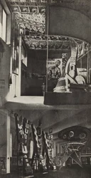 Soviet pavilion at the International Press Exhibition, Cologne, 1933.