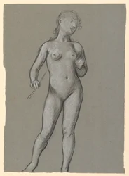 Study of Female Nude, ca. 1885