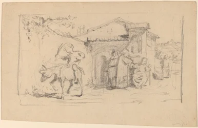 Son and Donkey, c. 1859