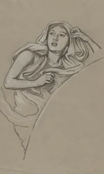 Study for Figure to right of Luna