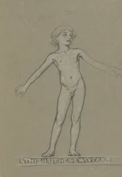 Study for Winged Youth (The New Year)