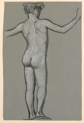 Figure Study for a Fountain Design