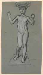 Figure Study for a Fountain Design