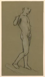 Figure Study for a Fountain Design