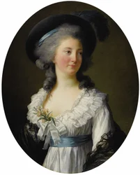 Portrait of Madame de Moreton, Comtesse de Chabrillan, Misidentified with Izabela Czartoryska