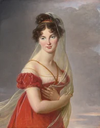 Portrait of Aglae Angelique Gabrielle de Gramont, Wife of General Alexander Lvovich Davy, 1787-1842